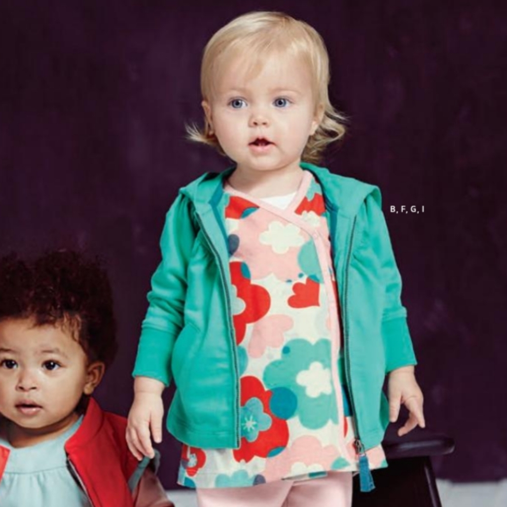 3/$15 - Tea Collection Riesenblume Wrap Tunic Vest Size 18-24 Months